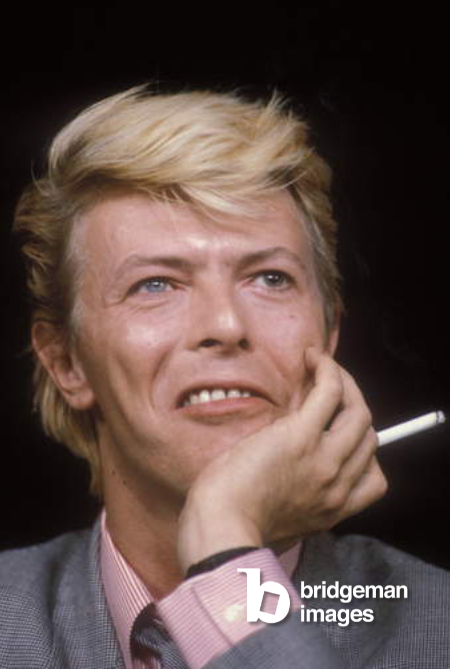 Porträt des britischen Sängers David Bowie, ca. 1991-1993 von Mencarini