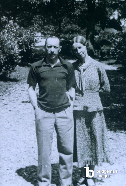 Image d'Igor Stravinsky et de sa femme Catherine, 1932 