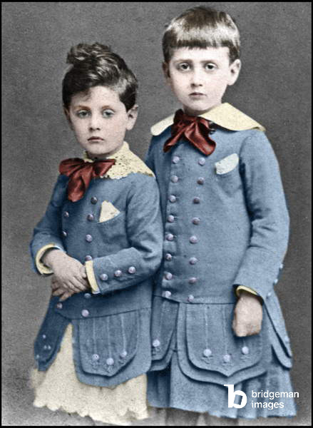 Image de Robert et Marcel Proust en 1877