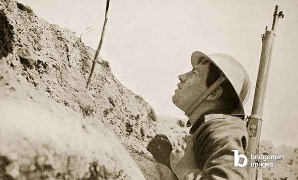 Images de la Première Guerre mondiale - Soldats dans les tranchées