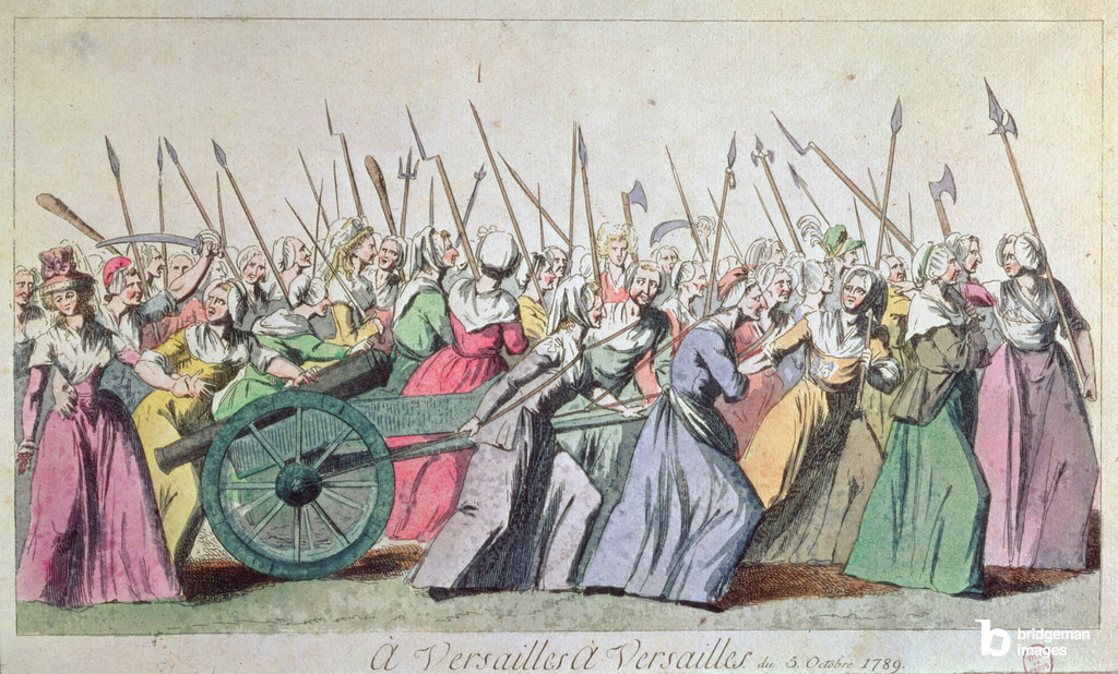 A VERSAILLE A VERSAILLE, du 5 Octobre 1789 (gravure) (18e siècle) / Musée de la Ville de Paris, Musée Carnavalet, Paris, France / Bridgeman Images