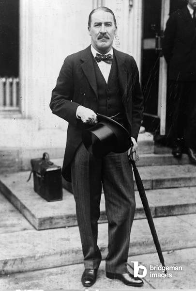 HOWARD CARTER (1873-1939) Archéologue anglais. Photographié à la Maison Blanche, mai 1924