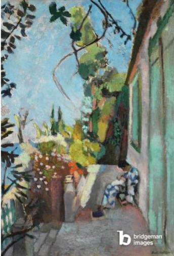 Terrace in St. Tropez, painting by Henri Matisse held at Isabella Stewart Gardner Museum 