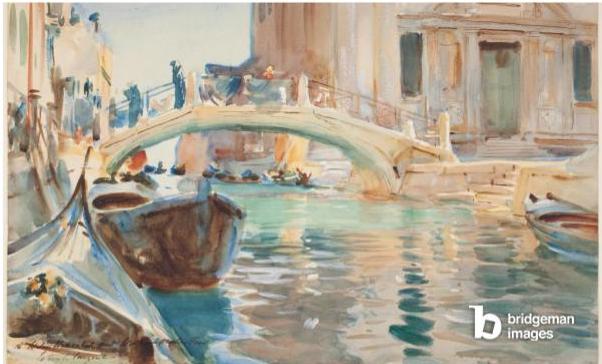 San Giuseppe Di Castello, Venice, painting by John Singer Sargent held at Isabella Stewart Gardner Museum 