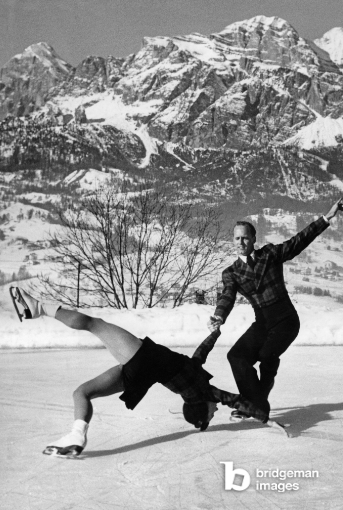 pattinaggio su ghiaccio atleti canada olimpiadi cortina italia 1956 