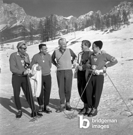 sciatori svizzeri olimpiadi invernali cortina 1956