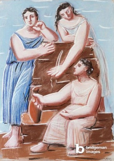 fase neoclassica 1921 tre donne alla fontana picasso pablo