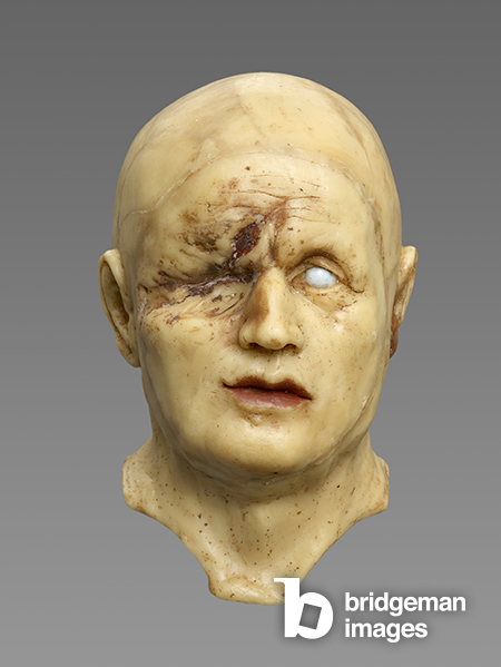 Facial reconstruction of Philip II of Macedon, c.1980s (wax) © Manchester Museum, The University of Manchester / Bridgeman Images
