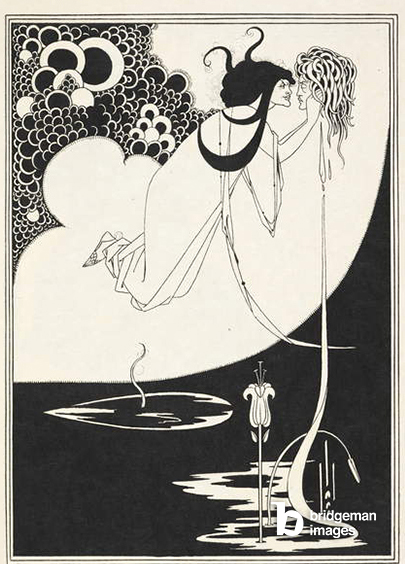 Illustration for 'Salome' by Oscar Wilde, 1906 (litho), Aubrey Beardsley,  (1872-98) (after) © British Library Board. All Rights Reserved / Bridgeman Images