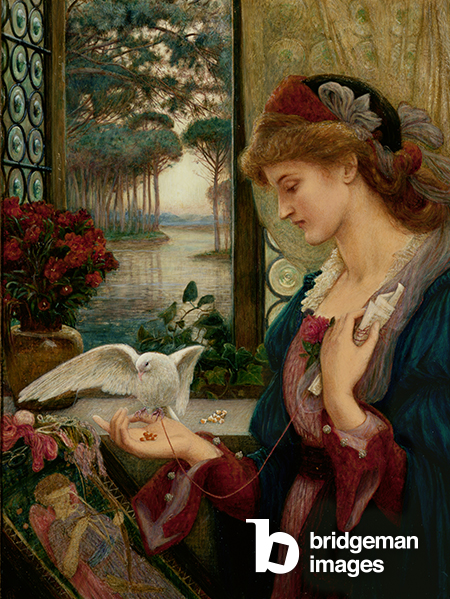 Love's Messenger, Gemälde von Marie Spartali Stillman