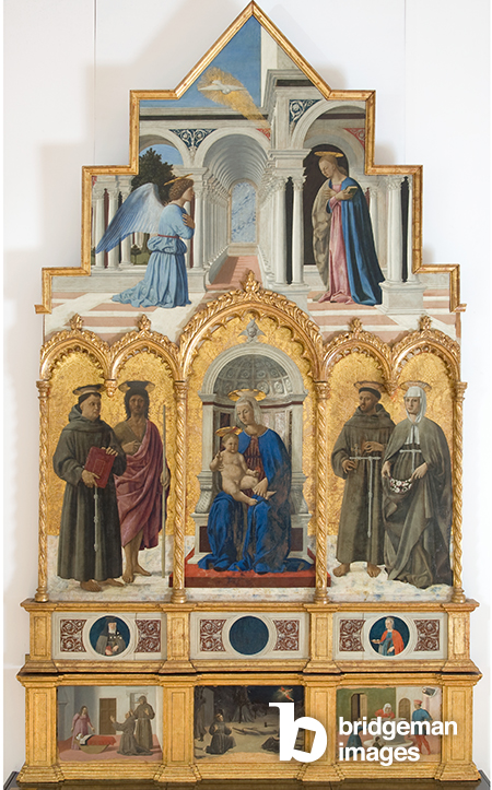 Polyptych of St. Anthony, c.1467-68 (oil on board), Piero della Francesca (13th century) / National Gallery of Umbria / Bridgeman Images