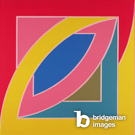 River of Ponds II, 1971 (8 colour litho), Frank Stella,  (b.1936) / Delaware Art Museum, Wilmington, USA / © Delaware Art Museum / Purchased through funds of National Endowment for the Arts / Bridgeman Images