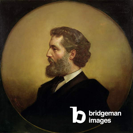 Portrait of Frederic Leighton (1830-96), 1880 (oil on canvas), Philippe Felix Dupuis (1824-88) / Leighton House Museum, Kensington & Chelsea, London, UK / © Leighton House / Bridgeman Images