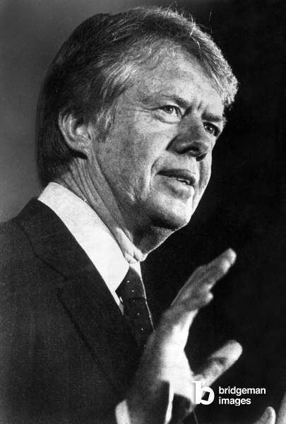 Jimmy Carter, (n/b photo) © CSU Archives / Everett Collection / Bridgeman Images 