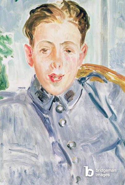 Portrait de Francis Poulenc (1899-1963), 1920 (huile sur toile) / Bridgeman Images 