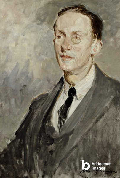 Portrait de Jean Giraudoux (1882-1944), 1924 (huile sur toile), Jacques-Emile Blanche (1861-1942) / Bridgeman Images 