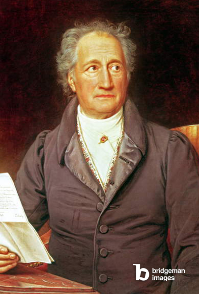 Johann Wolfgang von Goethe, 1828 (oil on canvas) / Bridgeman Images