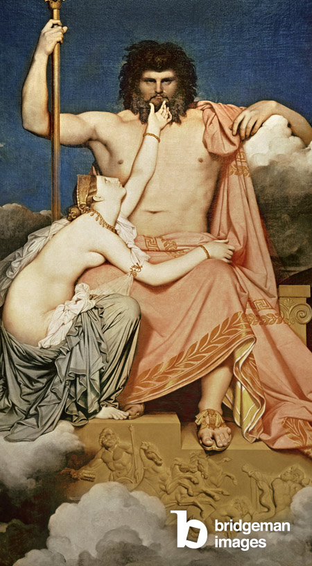 Jupiter et Thétis par Ingres