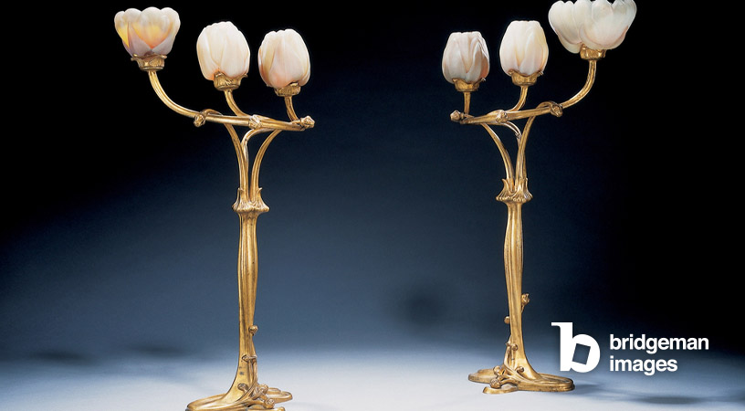 Lampes Magnolia Art Nouveau