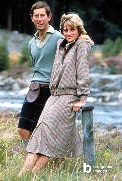  Portrait de la princesse Diana et du prince Charles de Galles en 1982