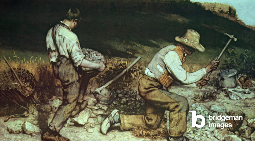 "The Stone Breakers" 1849 Gustave Courbet