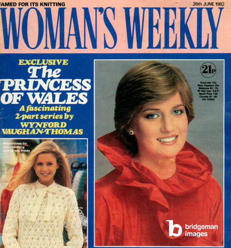 Image de la couverture du magazine Woman's Weekly, 26 juin 1982, Diana, princesse de Galles, première épouse de Charles, prince de Galles