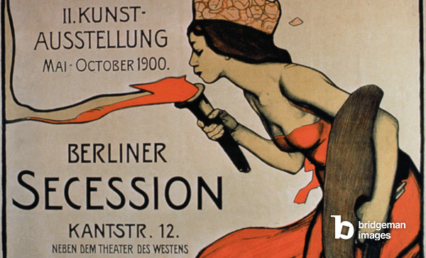 "Berliner Secession", Plakat für die Ausstellung von Mai bis Oktober 1900