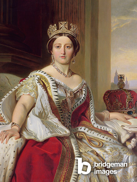 Porträt von Queen Victoria von Franz Xaver Winterhalter