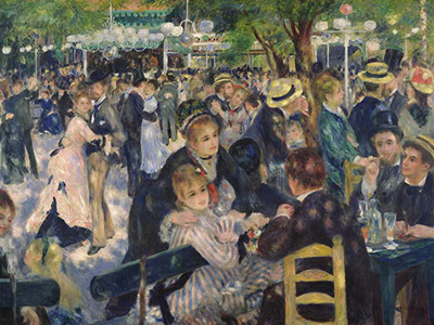 Ball at the Moulin de la Galette by Renoir