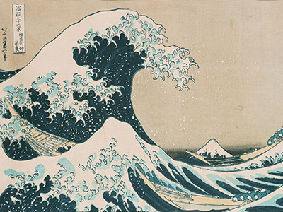 The Wave by Hokusai