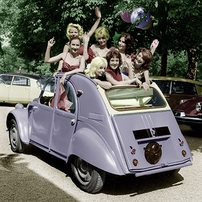 Colour photography of French society, culture and politics