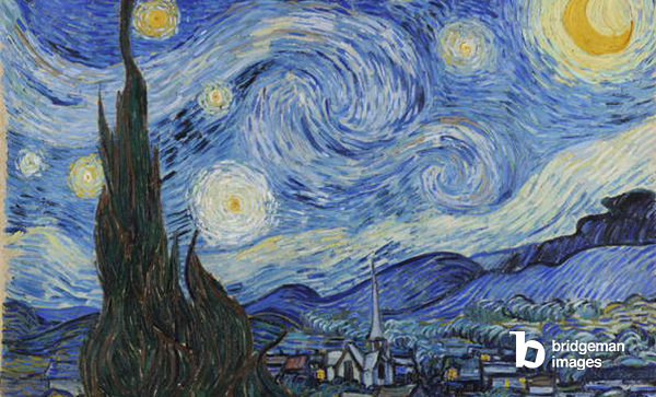 The Starry Night, June 1889 (oil on canvas), Vincent Van Gogh, Museum of Modern Art, New York, USA / Bridgeman Images