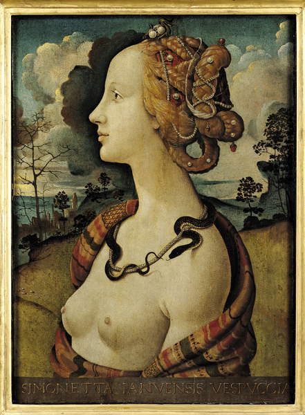 Porträt von Simonetta Vespucci, Piero di Cosimo / Musée Condé