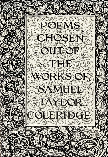 Decorazione di pagina per 'Poems Chosen out of the Works of Samuel Taylor Coleridge', pubblicato da Kelmscott Press (litho), Morris, William (1834-96) / Collezione privata / Bridgeman Images