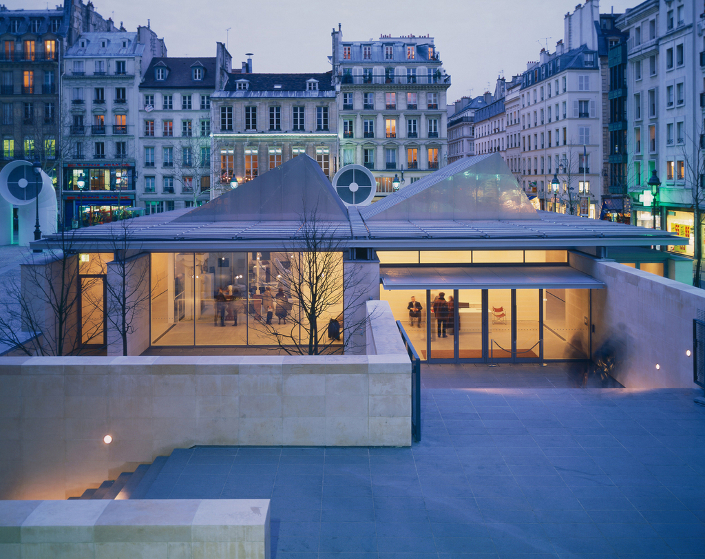 Rekonstruktion des Ateliers von Constantin Brancusi, Place Georges Pompidou in Paris 75004, erbaut von 1991 bis 1996 durch den Architekten Renzo Piano