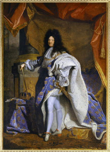 Full-length portrait of Louis XIV (1638-1715) / Palace of Versailles, France © Photo Josse / Bridgeman Images