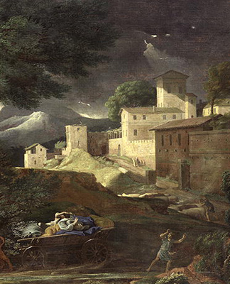 Le nuage, huile sur toile, Nicolas Poussin