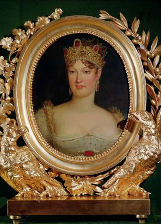 Portrait de l’Impératrice Marie-Louise d’Autriche, huile sur toile, Baron Gérard, (1770-1837)