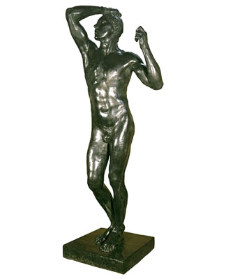 « L’Âge du bronze ». Bronze d’Auguste Rodin, 1877.