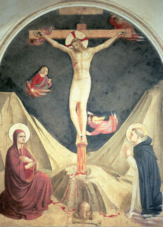 La Crucifixion, 1442, fresque, Fra Angelico
