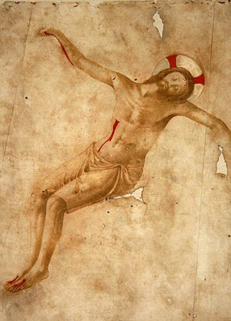 Le Christ mort, c.1432, crayon et encre sur papier, Fra Angelico