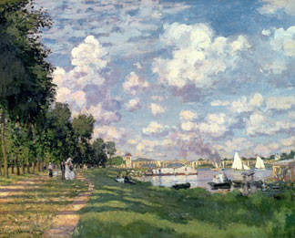 La Marina d’Argenteuil, 1872, huile sur toile, Claude Monet