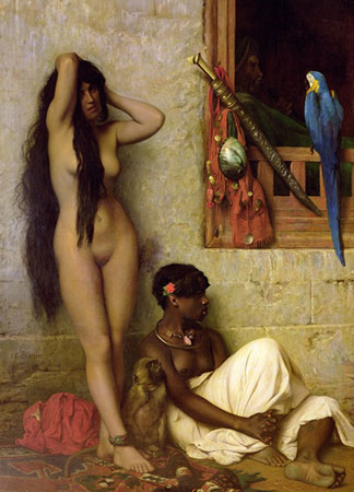 L’esclave à vendre, 1873, huile sur toile, Jean Léon Gérôme