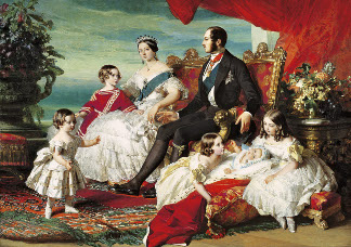 The Royal Family in 1846 (oil on canvas), Franz Xaver Winterhalter, (1805-73) / The Royal Collection © 2011 Her Majesty Queen Elizabeth II