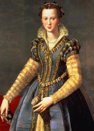 Marie de Medicis, bois, Alessandro Allori