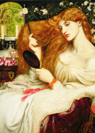 'Lady Lilith', 1868, huile sur toile, Dante Charles Gabriel Rossetti