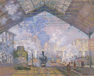 La Gare St. Lazare, 1877, huile sur toile, Claude Monet