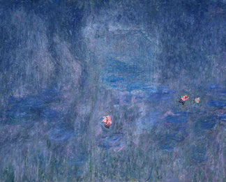 Nymphéas: reflection des arbres, 1915-26, huile sur toile, Claude Monet