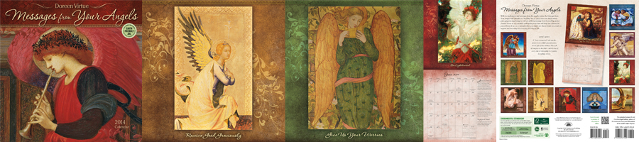 Image of the publication: Messages from Your Angels 2014 wall calendar / images courtesy Amber Lotus Publishing