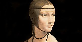CZA229152  Leonardo da Vinci (1452-1519) The Lady with the Ermine (Cecilia Gallerani), 1496
